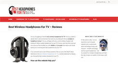 Desktop Screenshot of bestheadphonesfortv.net